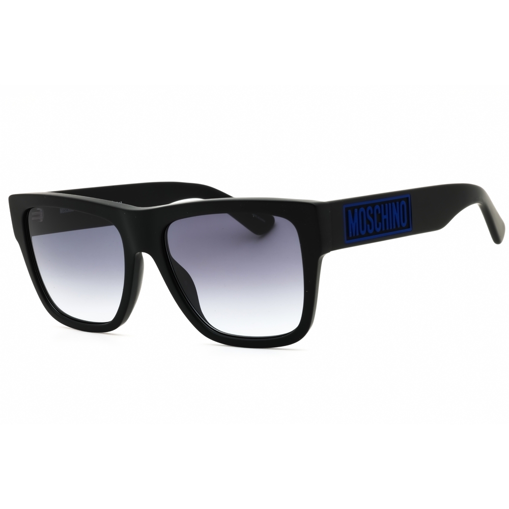 Moschino MOS167/S Sunglasses 0003 GB Black Rectangle